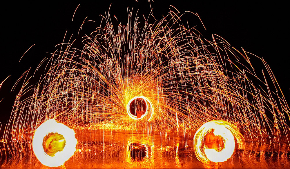 spectacle des lumières de Koh Chang