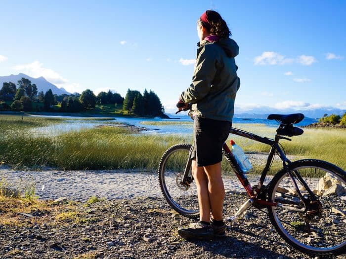 south america,argentina,patagonia,bariloche,lake,landscape,cycling,Bianca Bauza