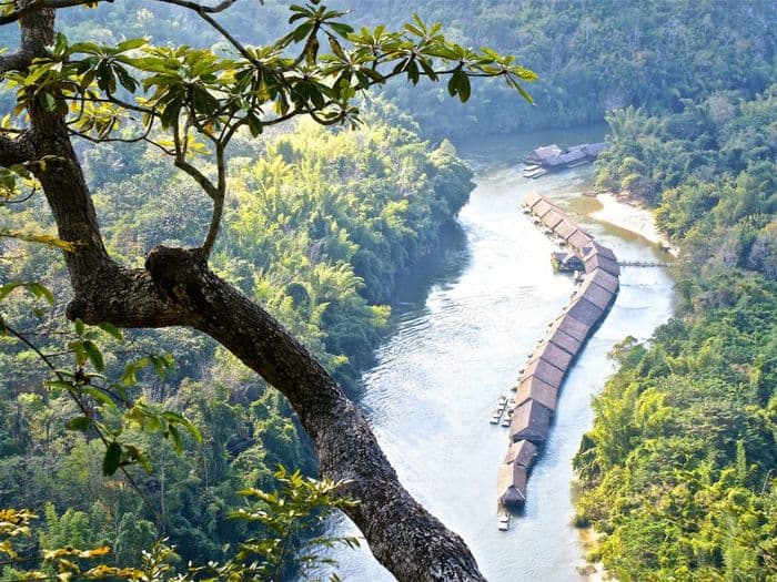 river kwai Jungle raft kanchanaburi 