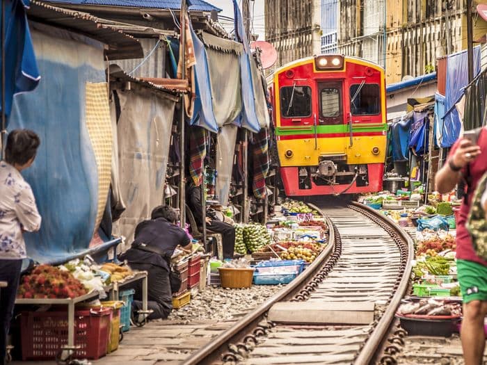 Mae Klong Railway Market