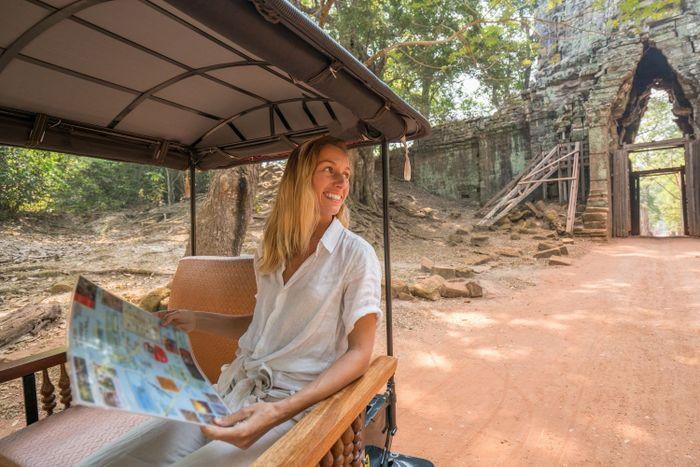 Angkor tuk tuk rickshaw