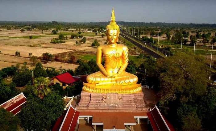Ubon Ratchathani Isaan Buddha Voyage, sur, mesure