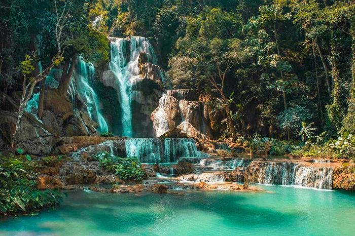 Kuang Si Waterfalls Laos XLAO Luang Prabang