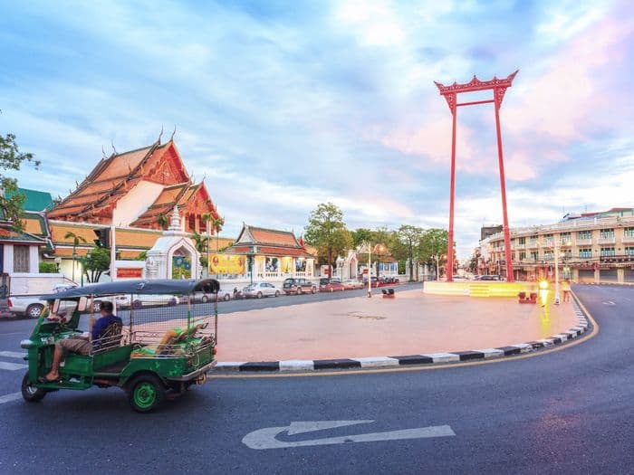 Giant Swing Old City Rattanakosin Bangkok Thailand