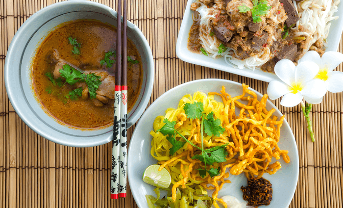 Northern Thai food Khao Soi-1