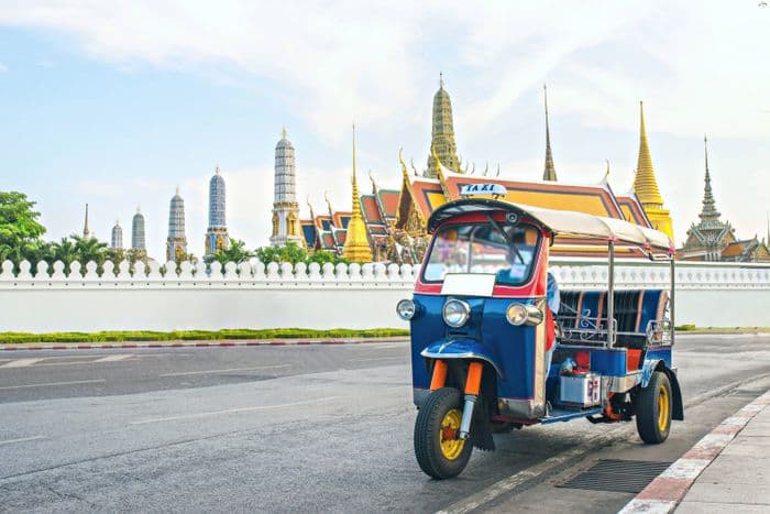 Bangkok tuk tuk grand palace