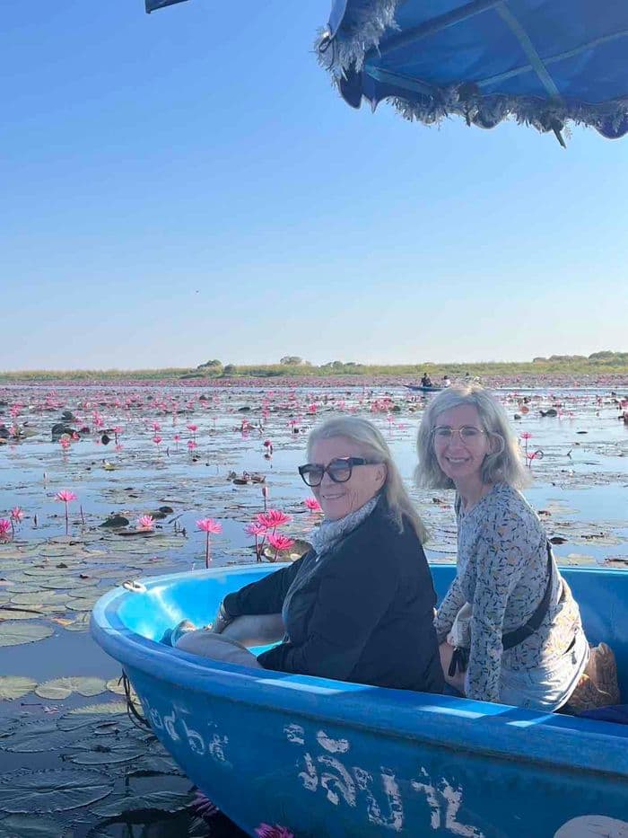 visiting lotus lake