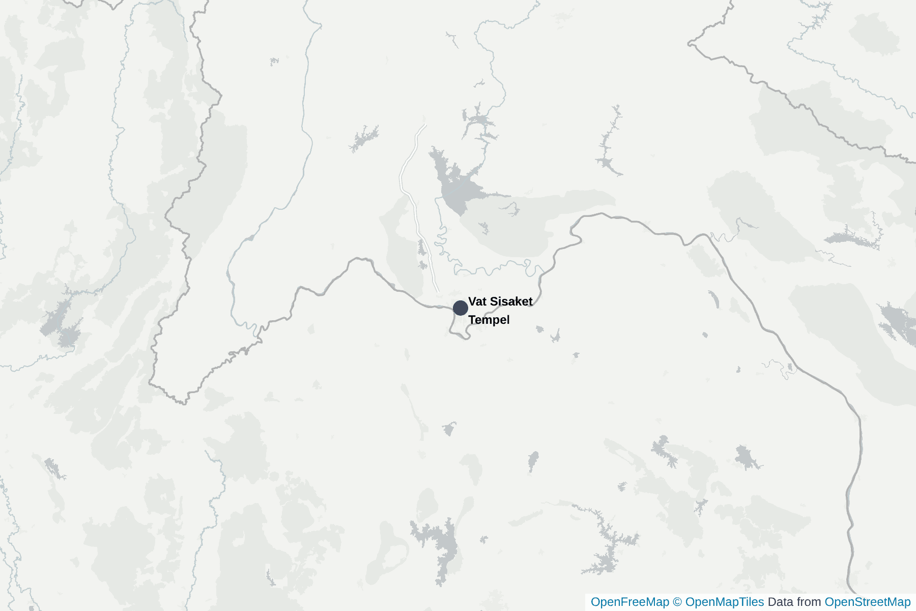 Carte de Vat Sisaket Tempel